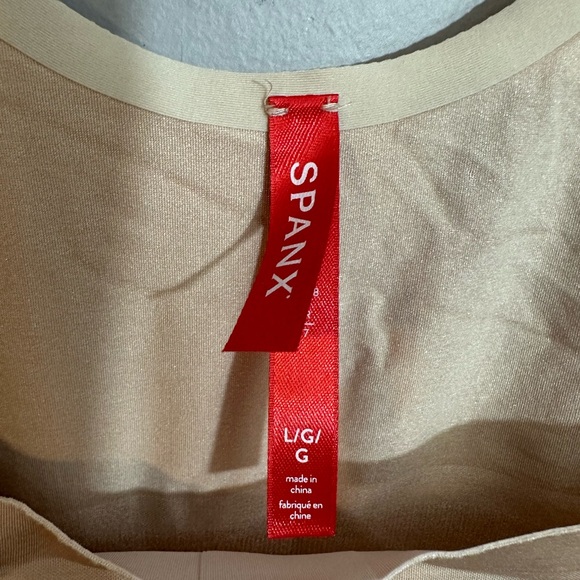 Spanx Open-Bust Mid-Thigh Bodysuit Size Large - Picture 5 of 7